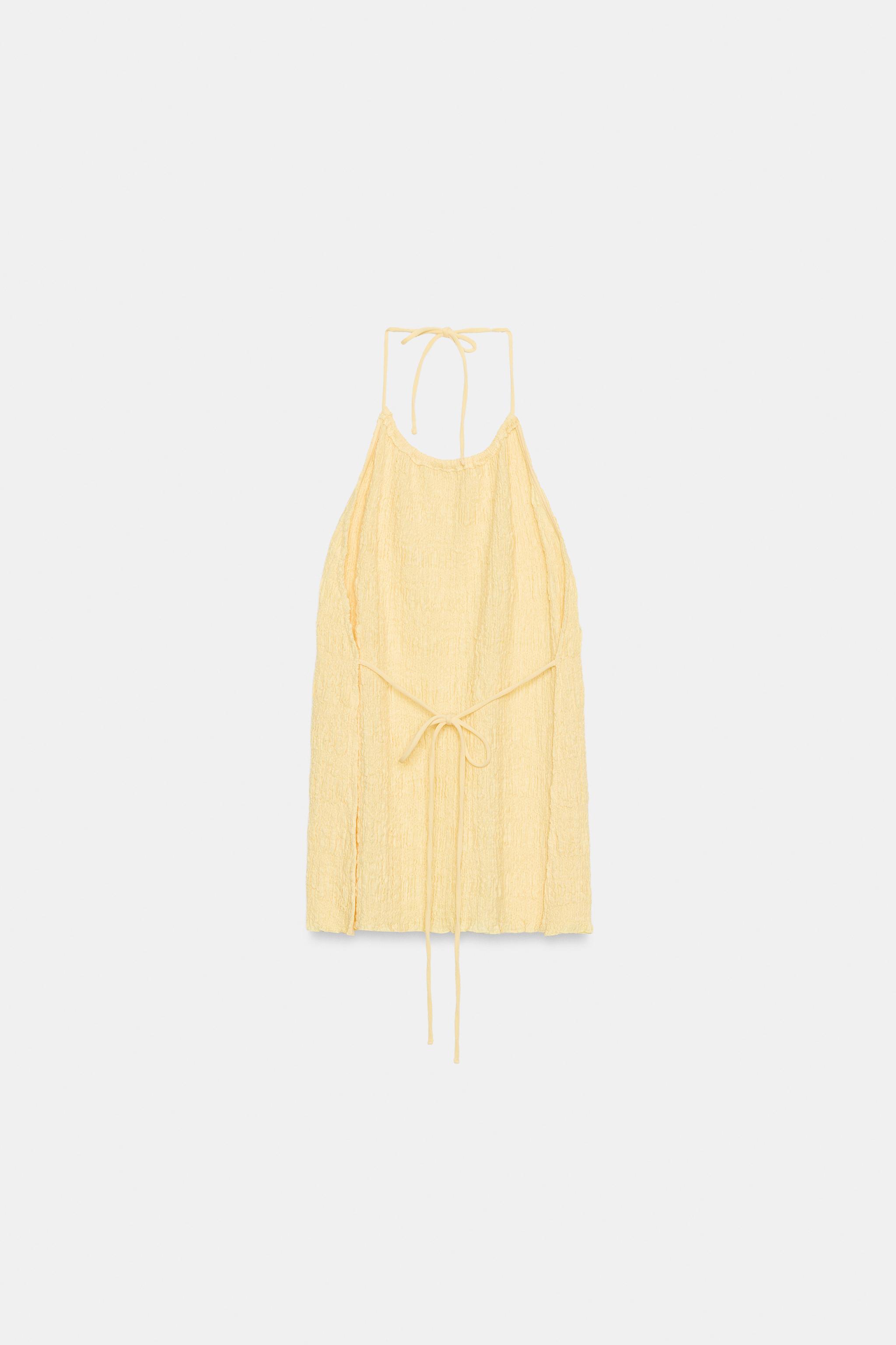 OPEN-BACK HALTER TOP